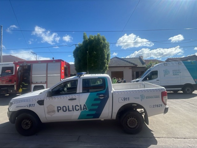 Principio de incendio en una vivienda